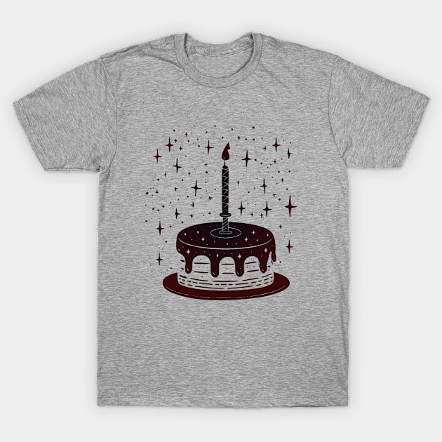 Boho Space Cake T-Shirt by MOMOTP